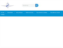 Tablet Screenshot of ordre-medecins-loire.com